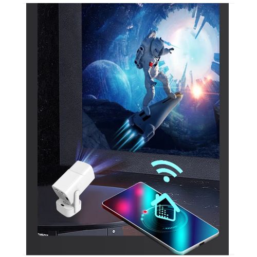 Smart Android Projector P30 PRO Smart Home Cinema Portable Projector with HDMI, USB and AUX PORT. Full HD resolution