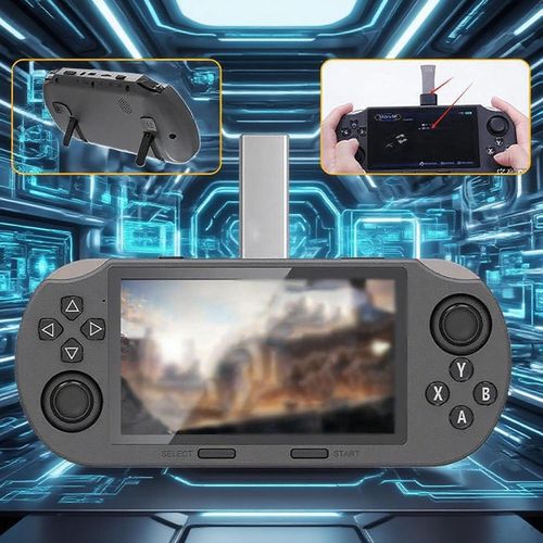 Muzee SF3000 handheld retro gaming console. 64G Dual Joysticks Handheld Game Console 4.5 Inch IPS Screen Built-in 20000+ Games 3000mAh Battery Portable Video Player Console Only SF3000 Game  Console