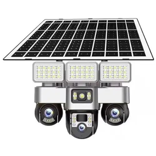 V380Pro 4G Triple Lens Solar Security Cameras – Advanced Wireless Outdoor Surveillance