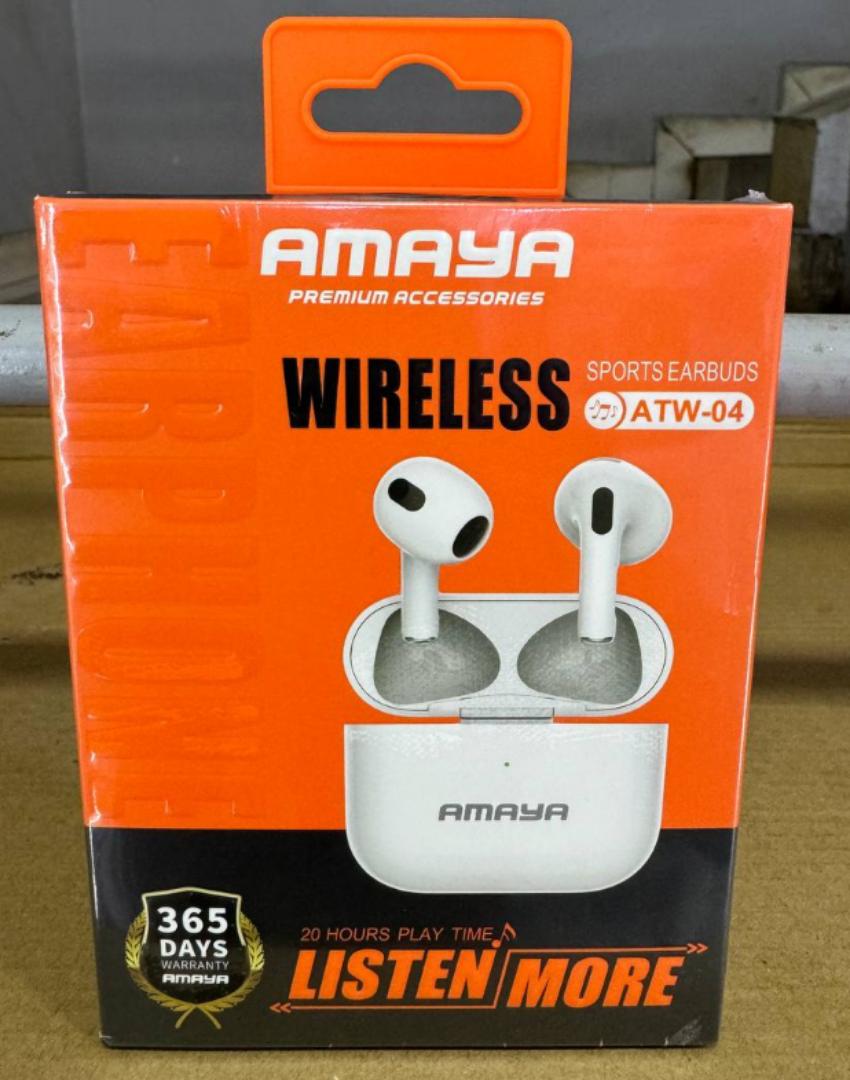 Amaya ATW-04 True Wireless Sports Earbuds.
