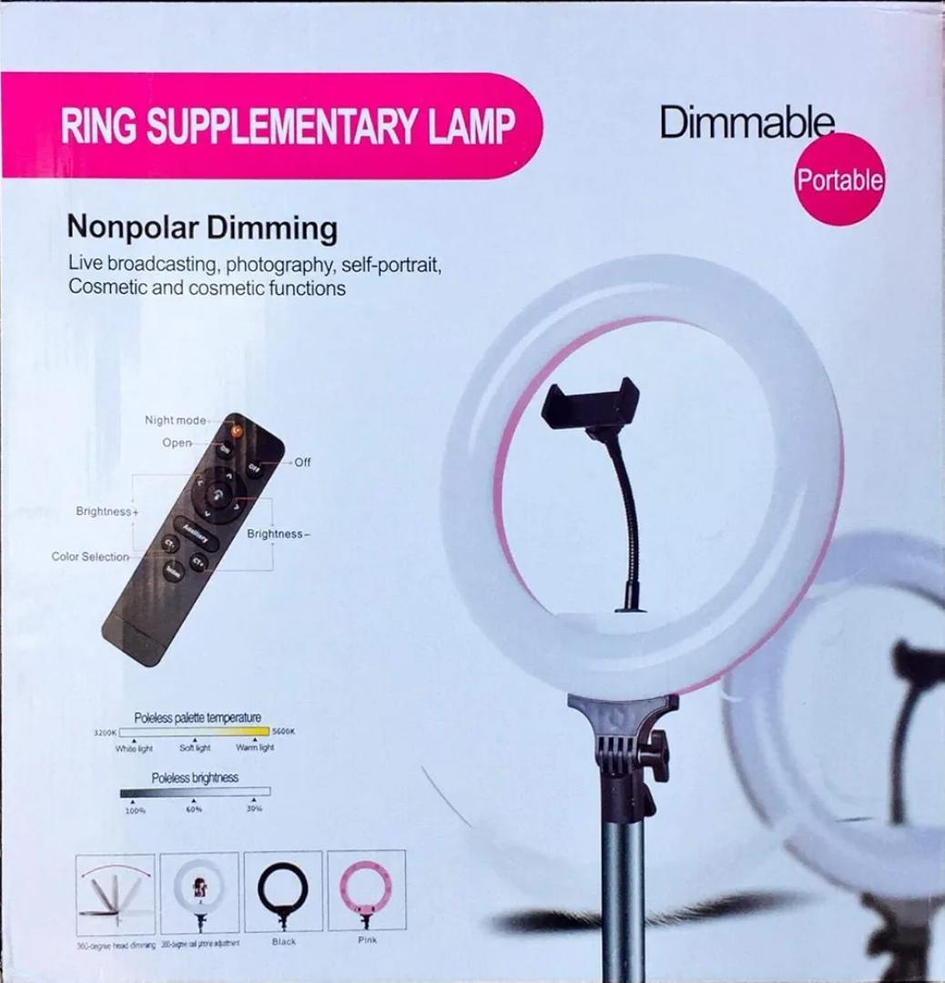 EWORLD Mobile Live Supplementary Light Photography Ring Lamp with US Plug,