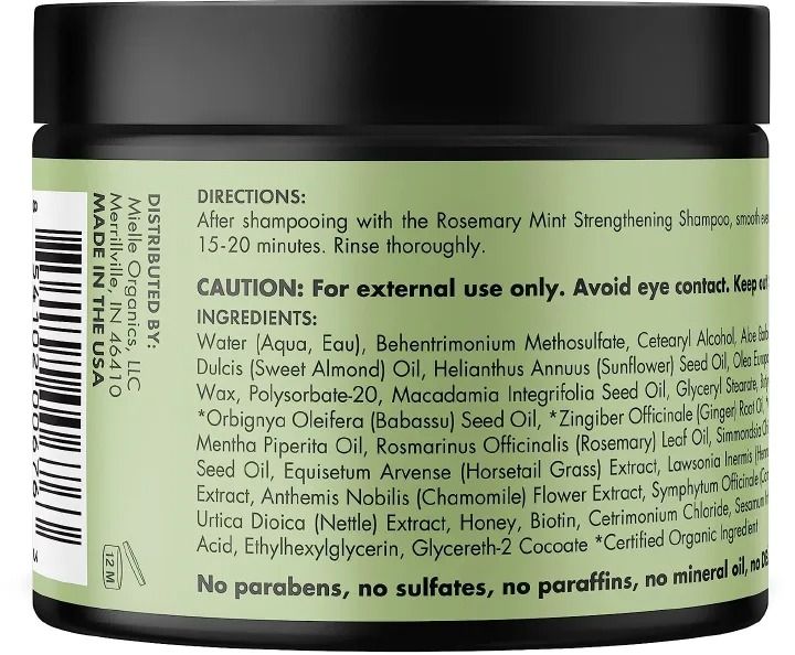 Mielle Organics Rosemary Mint Strengthening Hair Masque