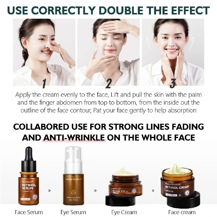 Skin Care Beauty Health VIBRANT GLAMOUR retinol tight plastic live cream Retinol Firming Cream 30g Cosmetics skin care beauty makeup