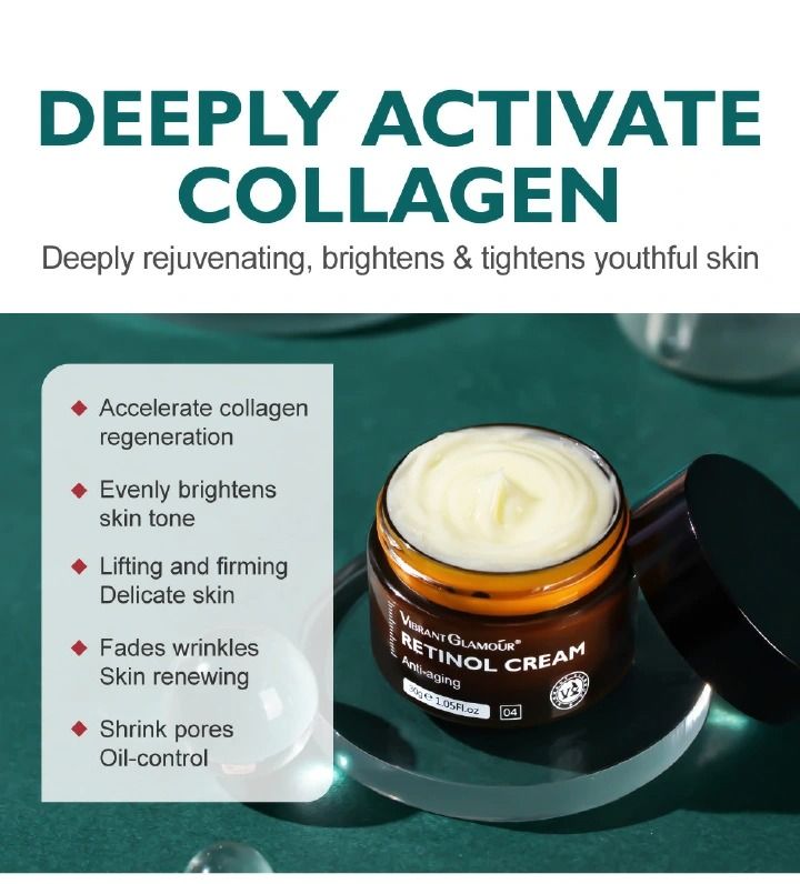 Skin Care Beauty Health VIBRANT GLAMOUR retinol tight plastic live cream Retinol Firming Cream 30g Cosmetics skin care beauty makeup