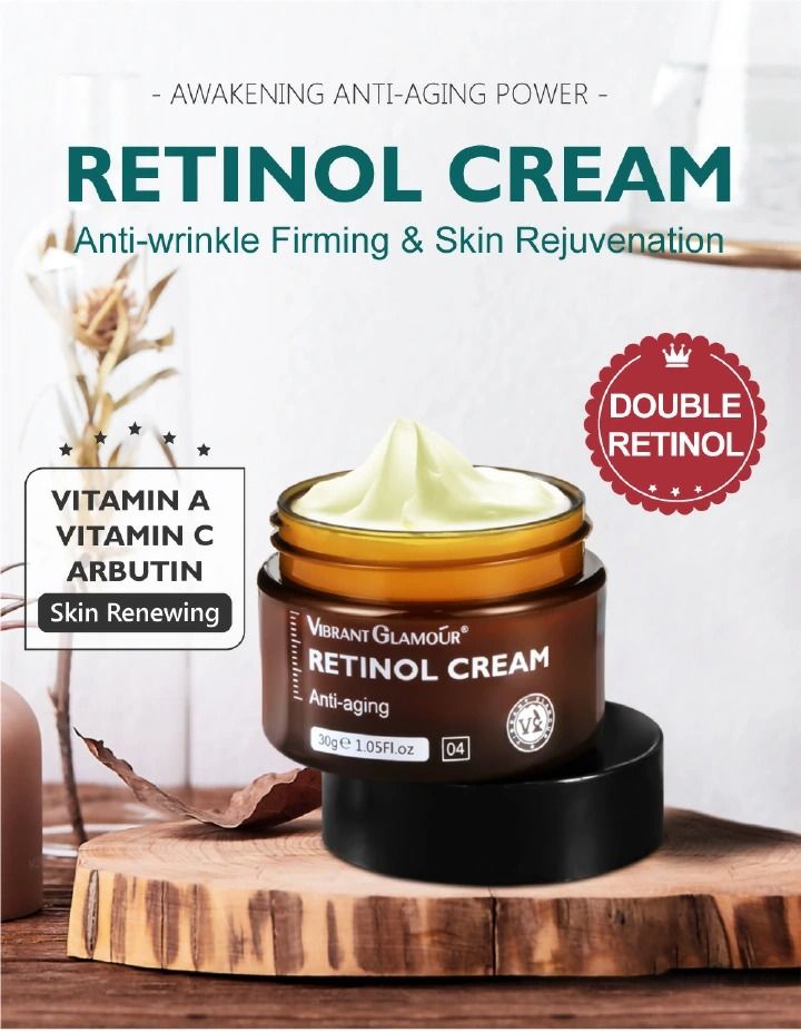 Skin Care Beauty Health VIBRANT GLAMOUR retinol tight plastic live cream Retinol Firming Cream 30g Cosmetics skin care beauty makeup