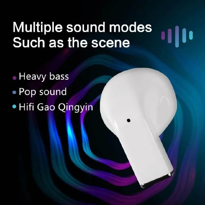 Oraimo Pro 5s Mini Powerful Bluetooth Wireless Earpods earphones, Smart Touch Control, Premium Deep Bass for Music, Noise Cancellation, Transparency, Waterproof, Compatible with All Devices.