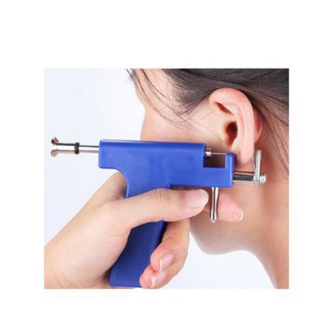 Fashion Generic Ear, Nose & Navel Piercing Machine Gun  Blue Ear Piercing Gun.