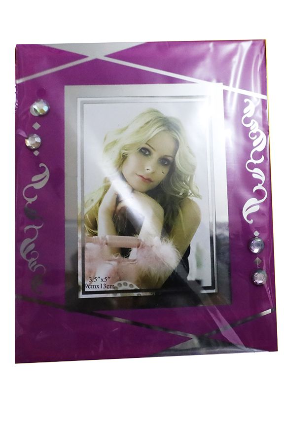 Glass Photo Frames (3.5X5 inches in size) Different colors
