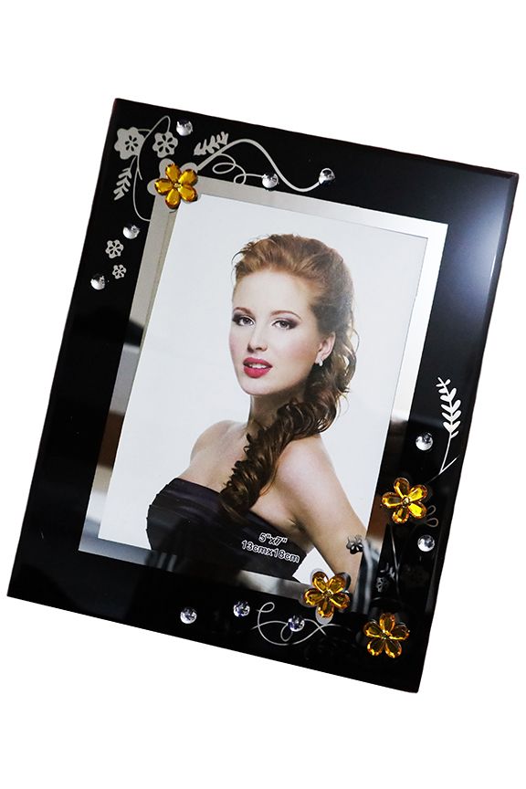 A5 Size Glass Photo Frame (5X7 inches) with differnt colors