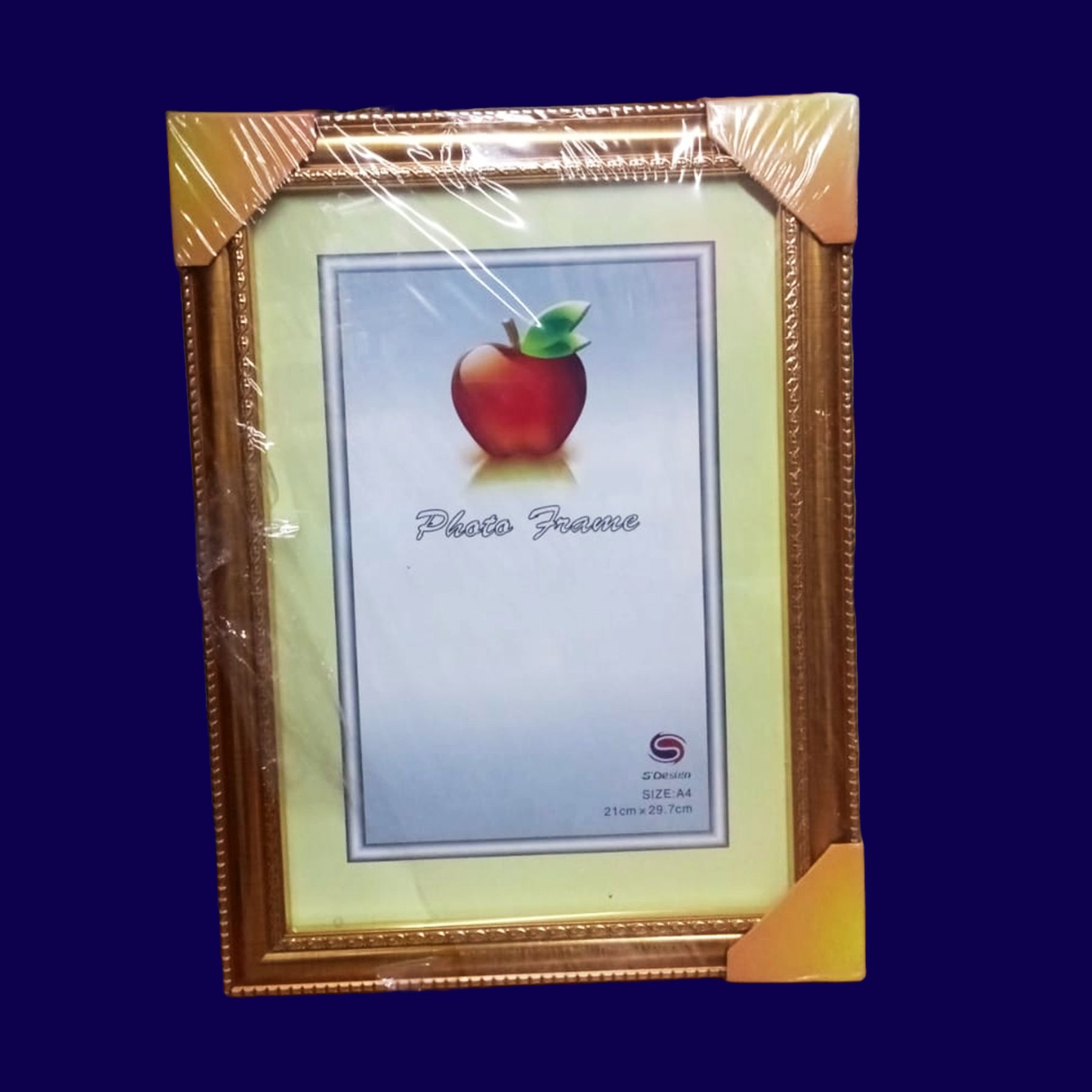 A4 Size Photo Frame (8X12 inches) with glass and back cover cardboard and a stand