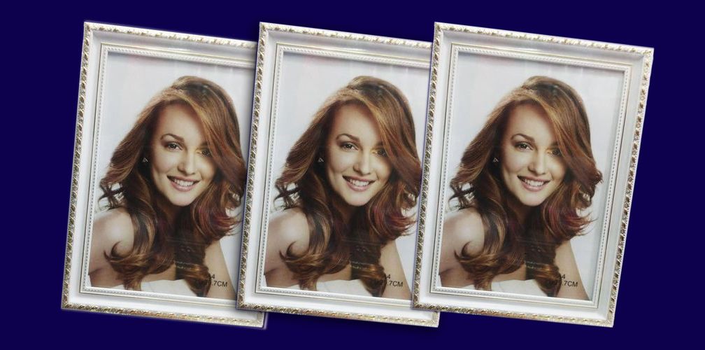A4 Size Photo Frame (8X12 inches) with a glass and back cover cardboard and a stand