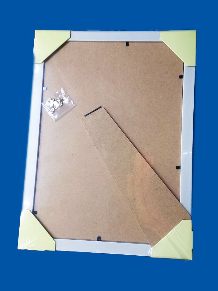 A4 Size Photo Frame (8X12 inches) with a glass and back cover cardboard and a stand
