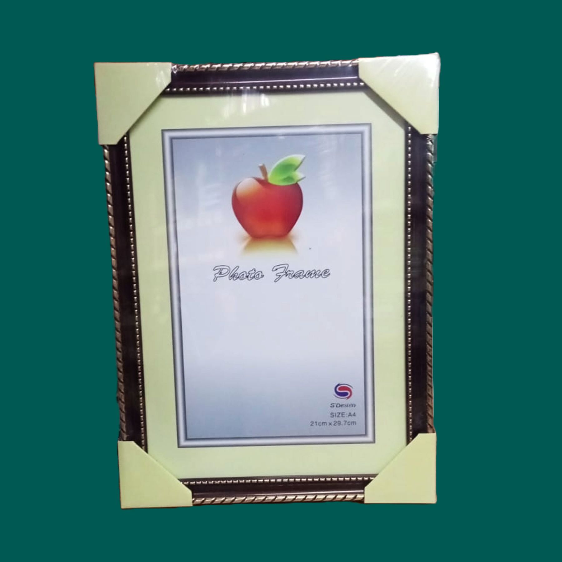 A4 Size Photo Frame (8X12 inches) with glass and back cover cardboard and a stand