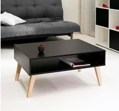 RANDAAL II Modern Design Coffee Table With Storage (white)