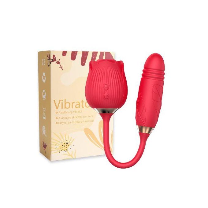 Rose Sex Toy Sucking Vibrator - Women Sex Toys Rose Adult Toy Vibrators, Female Sex Toy for Couples Dildo Suction Vibrator for Nipples Clitoral Adult Sex Toys Sex Machine with 10 Suction Modes view 4