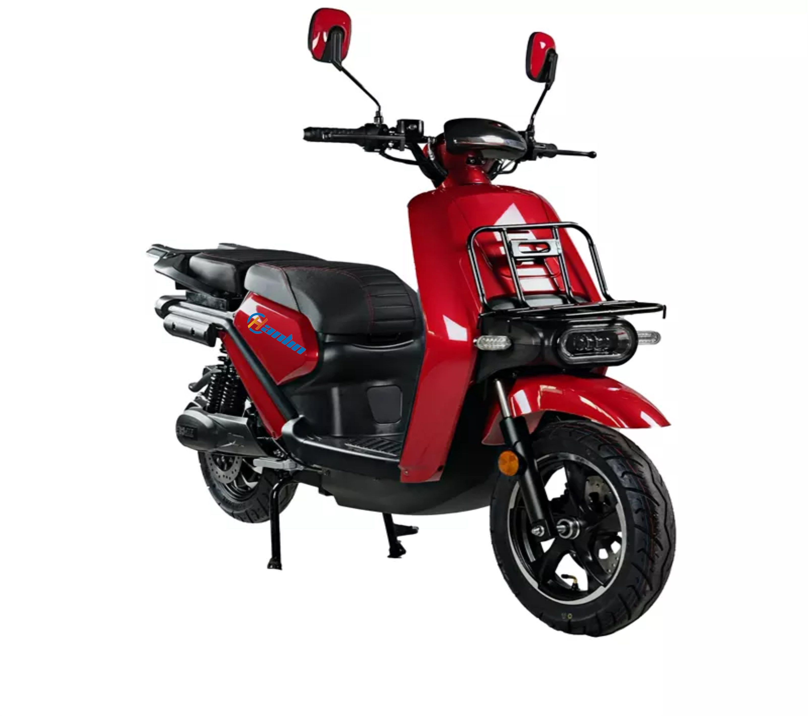 Hanlin-CPX Electric Scooter. ELECTRIC MOTORCYCLE ,Electric Scooter 1500W Brushless,Charge at home,Max Speed-65Km/h,Loading Capacity-200KG, Lithium Battery-60V 30AH (with room for extra battery)