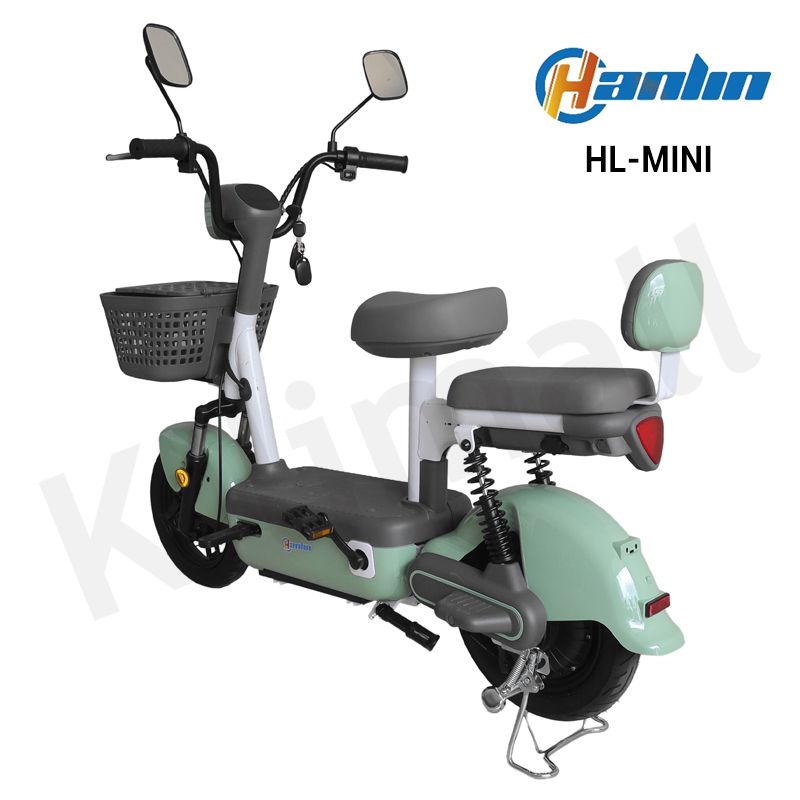 Hanlin - MINI Electric Scooter, Mini scooter,  ELECTRIC SCOOTER, Charge at Home, Max design speed - 50km/h, Range 50km,Loading capacity - 100kg, Motor - 350W Brushless, Lead Acid Battery - 48V 28 20AH