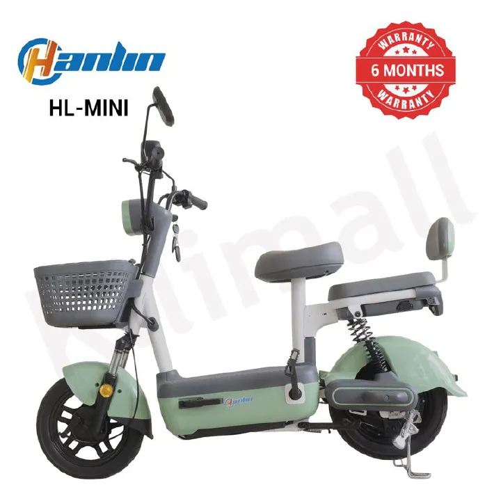 Hanlin - MINI Electric Scooter, Mini scooter,  ELECTRIC SCOOTER, Charge at Home, Max design speed - 50km/h, Range 50km,Loading capacity - 100kg, Motor - 350W Brushless, Lead Acid Battery - 48V 28 20AH