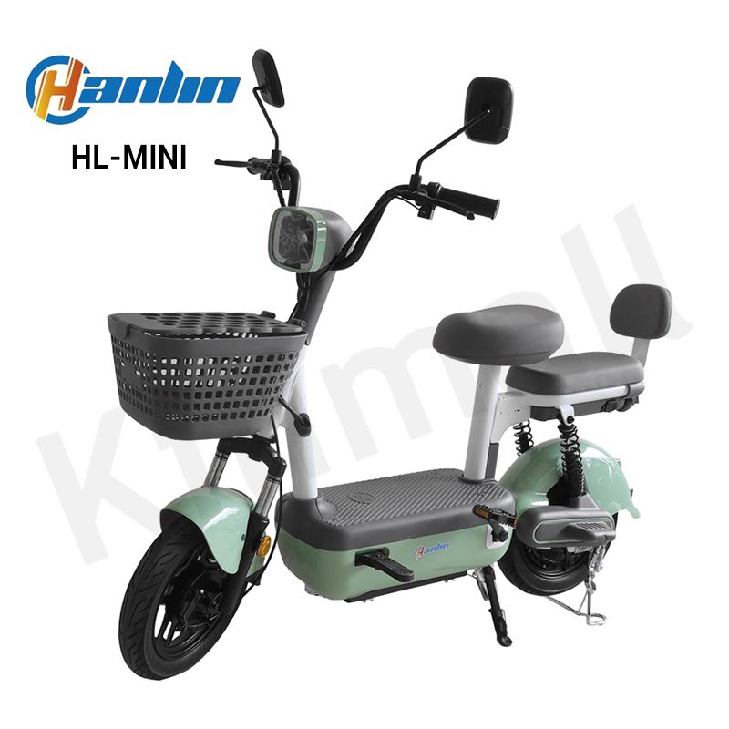 Hanlin - MINI Electric Scooter, Mini scooter,  ELECTRIC SCOOTER, Charge at Home, Max design speed - 50km/h, Range 50km,Loading capacity - 100kg, Motor - 350W Brushless, Lead Acid Battery - 48V 28 20AH