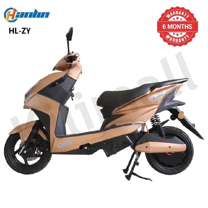 Hanlin - ZY Electric Scooter, Electric Scooter, Electric Motorcycle, Electric sports bike, Battery - 72V20AH Lead Acid, Motor - 1500W Brushless, Loading Capacity - 150kg, Max speed -65km/h, Range 60km