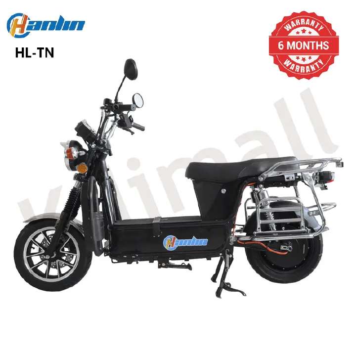Hanlin - TN - Electric Motorcycle, TN Electric Motorbike, Electric Scooter, 1500W, 72V 35AH Lead Acid Battery, Range 90Km, Max Speed - 70km/h, Loading Capacity - 200KG, Charge at home.