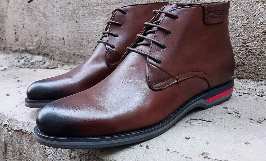 Billionaire Official Business Leather Boots  Men Fashion Sizes 39-45