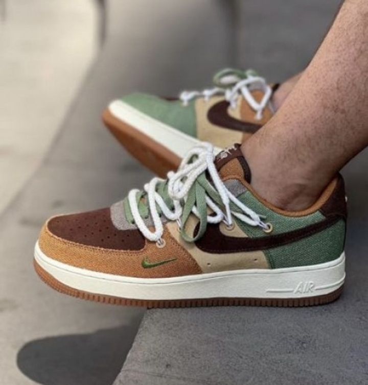 Airforce 1 Low Voodoo Men Fashion Sneaker Basketball