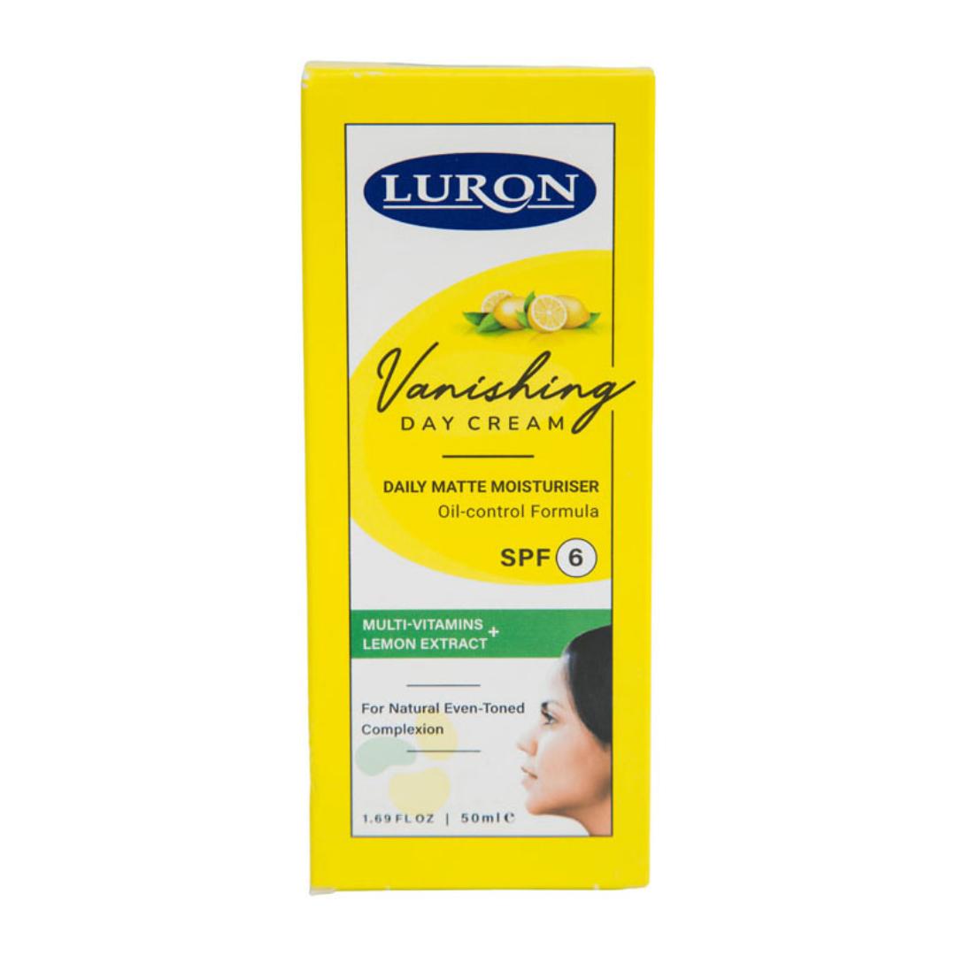 Luron Simply Even Vanishing Day Cream

with SPF 6 for Oil Control and give a Matte Finish. Face Cream moisturizer for oily skin that give your Skin an Even toned  Skin.