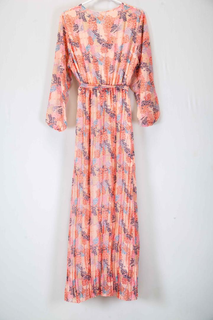 Fashion ladies elegant dress for parties weddings long sleeve printed maxi dress  women ladies fashion long dress maxi dress