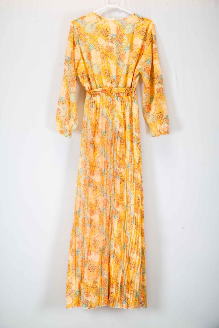 Fashion ladies elegant dress for parties weddings long sleeve printed maxi dress  women ladies fashion long dress maxi dress