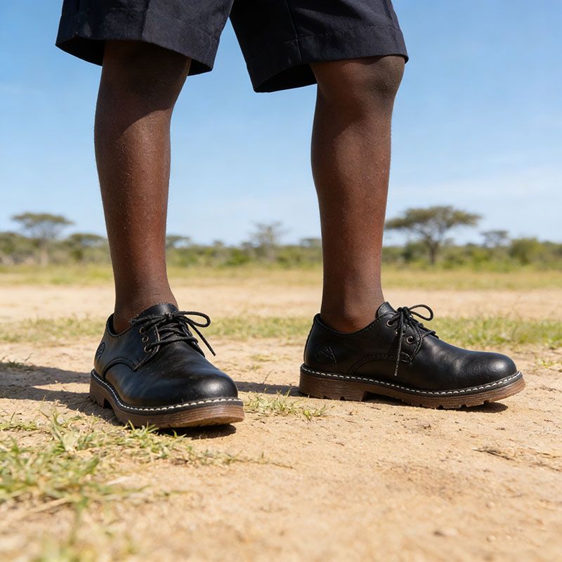 Size EU25-30 Boys and girls PU Leather Shoes Solid Black Kid Shoes Spring Autumn Baby Casual School Shoes Children Shoes (859)