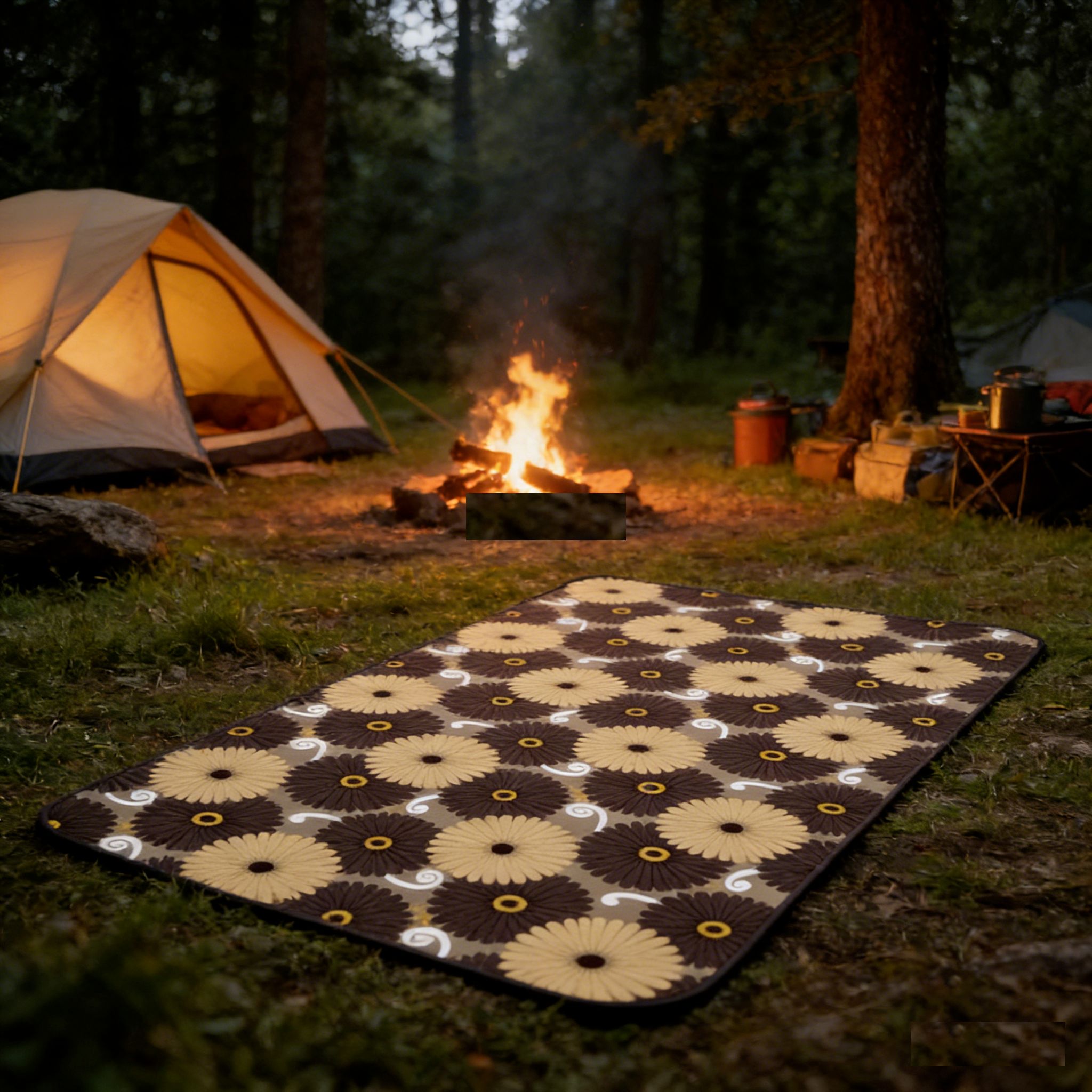 BEBE HOPE 3*6 / 4*6.5 / 5*6.5 / 6*6.5 1PC Double-sided Printed Waterproof Easy to Clean Foam Warm Floor Carpet Sleeping Mat Lawn Mat Living Room Floor Mat Picnic Play Mat Children Crawling Mat