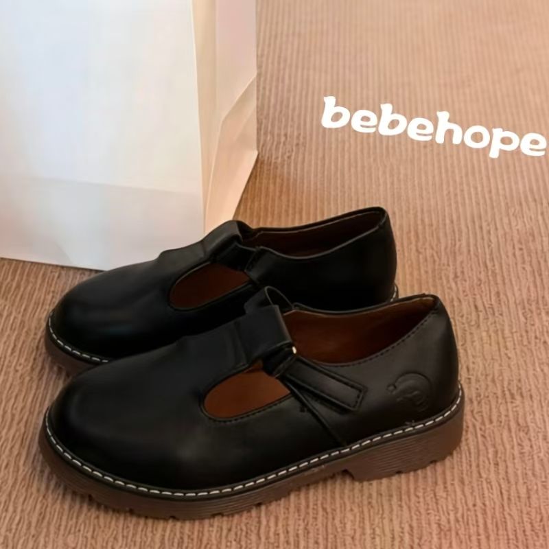 Size EU25-30  Girls PU Leather Shoes Solid Black Kid Shoes Spring Autumn Baby Casual School Shoes Children Shoes (855)