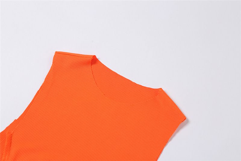 Ribbed Sleeveless Bodycon Summer Dresses For Women 2024 Fashion Club Partywear Outfits Sexy Skinny Mini Dress Solid Color