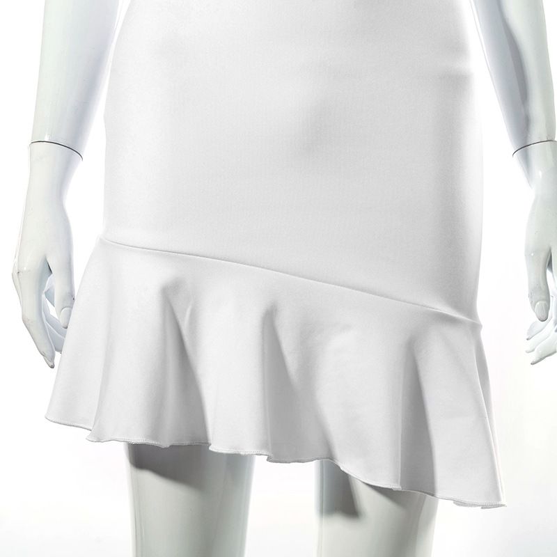 Mini Vestido Womenr Summe Dress 2021 Ruffles Dress Spaghetti Strap V Neck Sexy Dresses Backless Lady Short Sundress Female