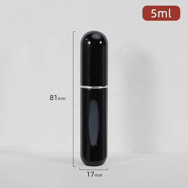 5ml*10pcs Portable Perfume Atomizer Liquid Container Portatil For Cosmetics Mini Aluminum Spray Alcochol Empty Refillable Bottle