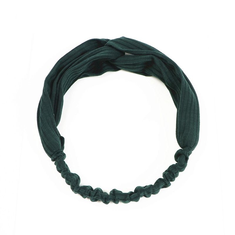Women knitting Hairband Elastic Turban Twisted Cross Headband Sport Running Head Wrap Hair Accessories