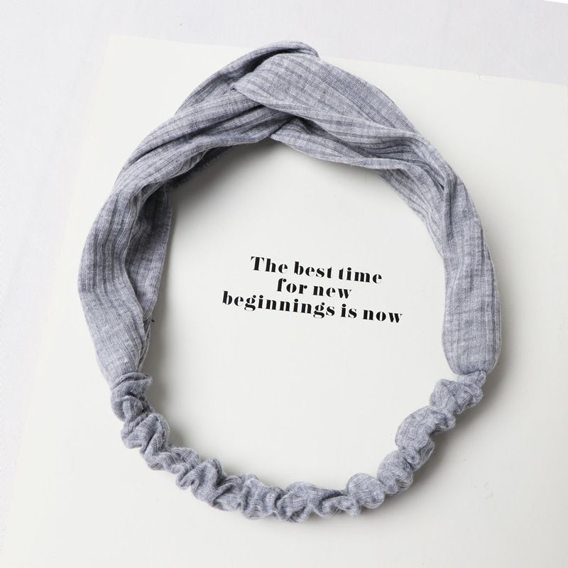 Women knitting Hairband Elastic Turban Twisted Cross Headband Sport Running Head Wrap Hair Accessories