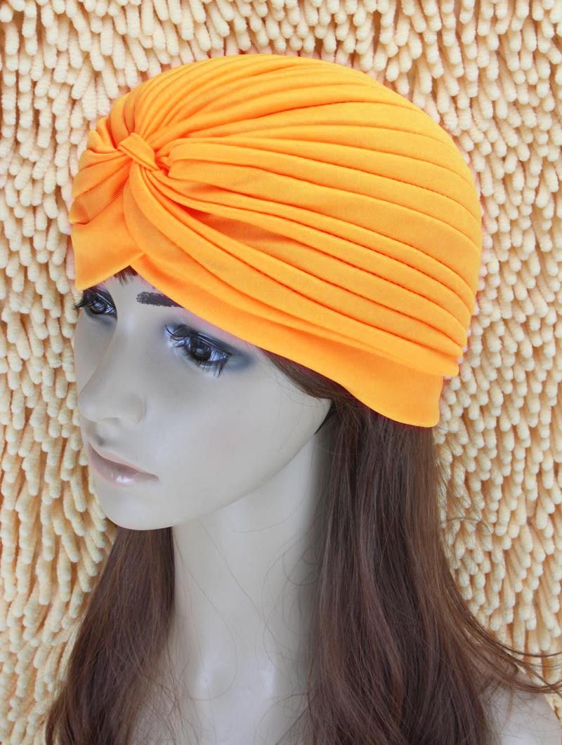 Vintage Women Cross Fold Hat Turban Headbands for Women Cotton Chemo Cap Hair Bands Hair Accessories Head Wrap Bandana