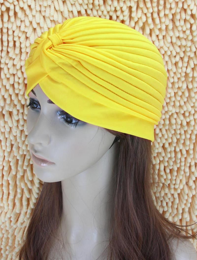 Vintage Women Cross Fold Hat Turban Headbands for Women Cotton Chemo Cap Hair Bands Hair Accessories Head Wrap Bandana