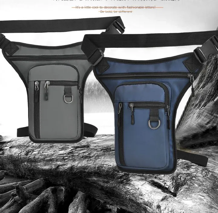 2024 New Multi-Function Motorcycle Drop Leg Bag Hip Bum Motorcycle Bag Outdoor Waist Bag Motorbike Riding Chest Bag