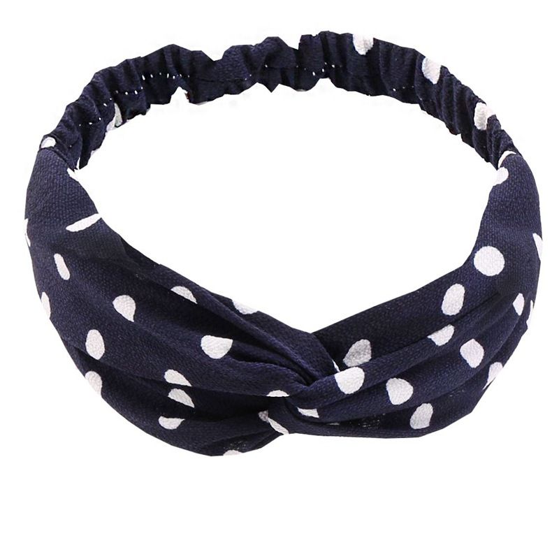 Women Girls Summer Bohemian Hair Bands Print Headbands Retro Cross Turban Bandage Bandanas HairBands Hair Accessories Headwrap