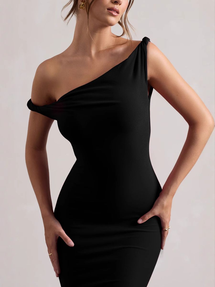 Fashion Solid O Neck Sleeveless Patchwork Sexy Bodycon Maxi Prom Dress Summer Women Clothes Party Festival Club Y2K