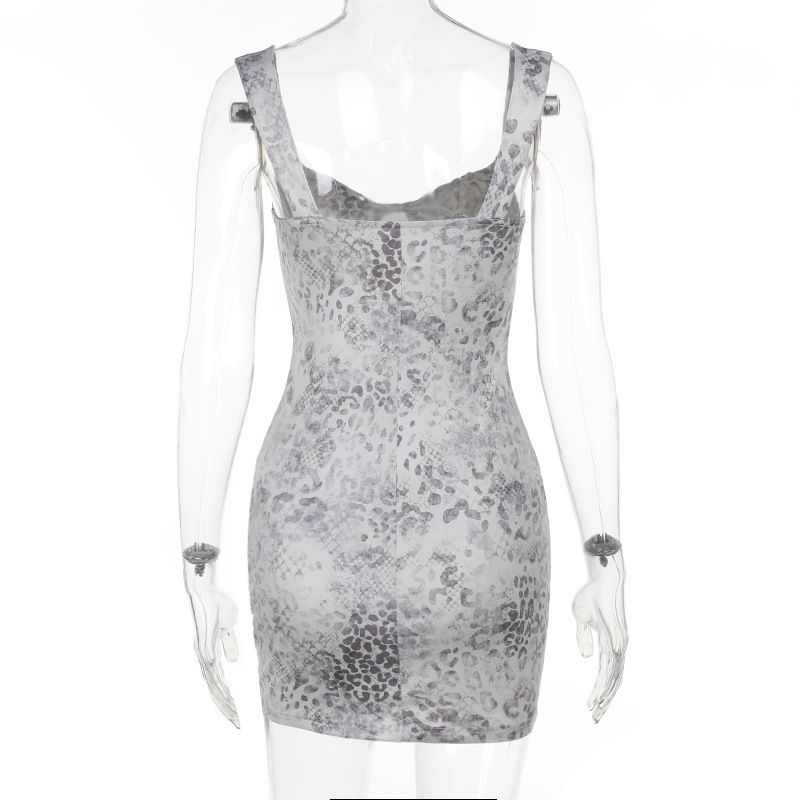 White print Backless Evening Party Dress Women Robes Slim Elegant Sexy Dress Bodycon Mini Summer Dress Vestidos R0251