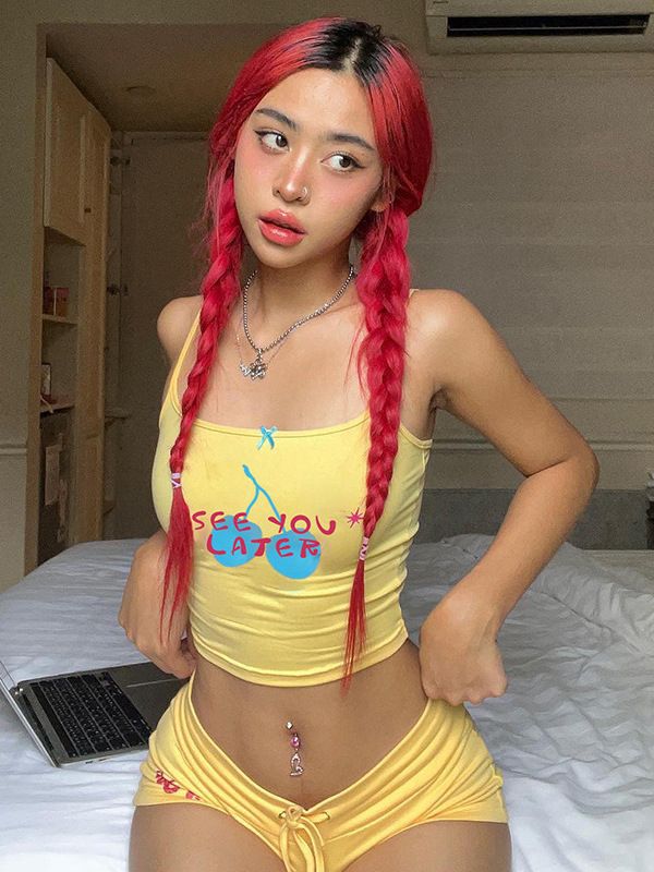 Short Sets Women's Tracksuit Crop Tops Shorts 2025 New Y2K Casual Sports High Street Sexy Sportswear Two Piece Set for Women