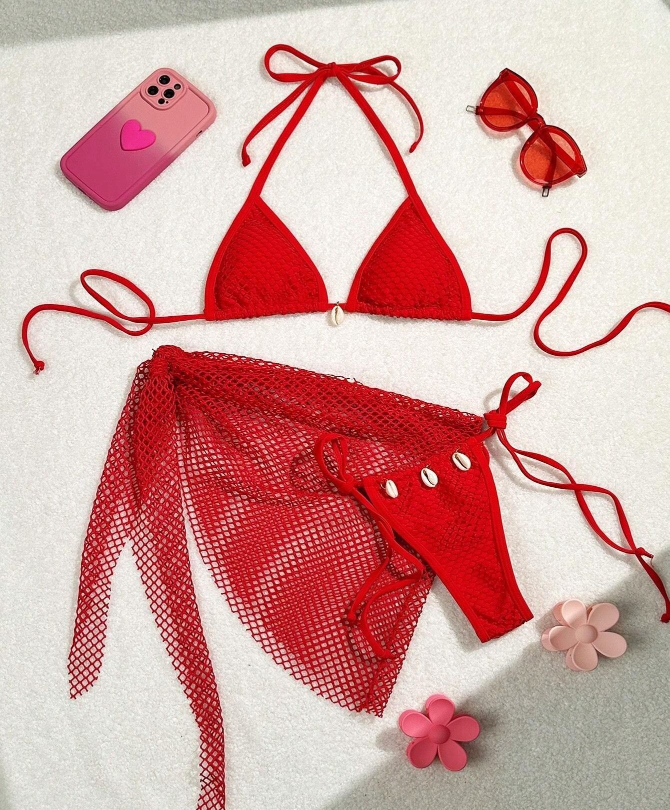 2025 Sexy Bikinis Female Swimsuits Women's Three-Piece Swimwear Beach Swim Wear Bathing Suits Brazilian Bikini Set Pool Bather R0103R