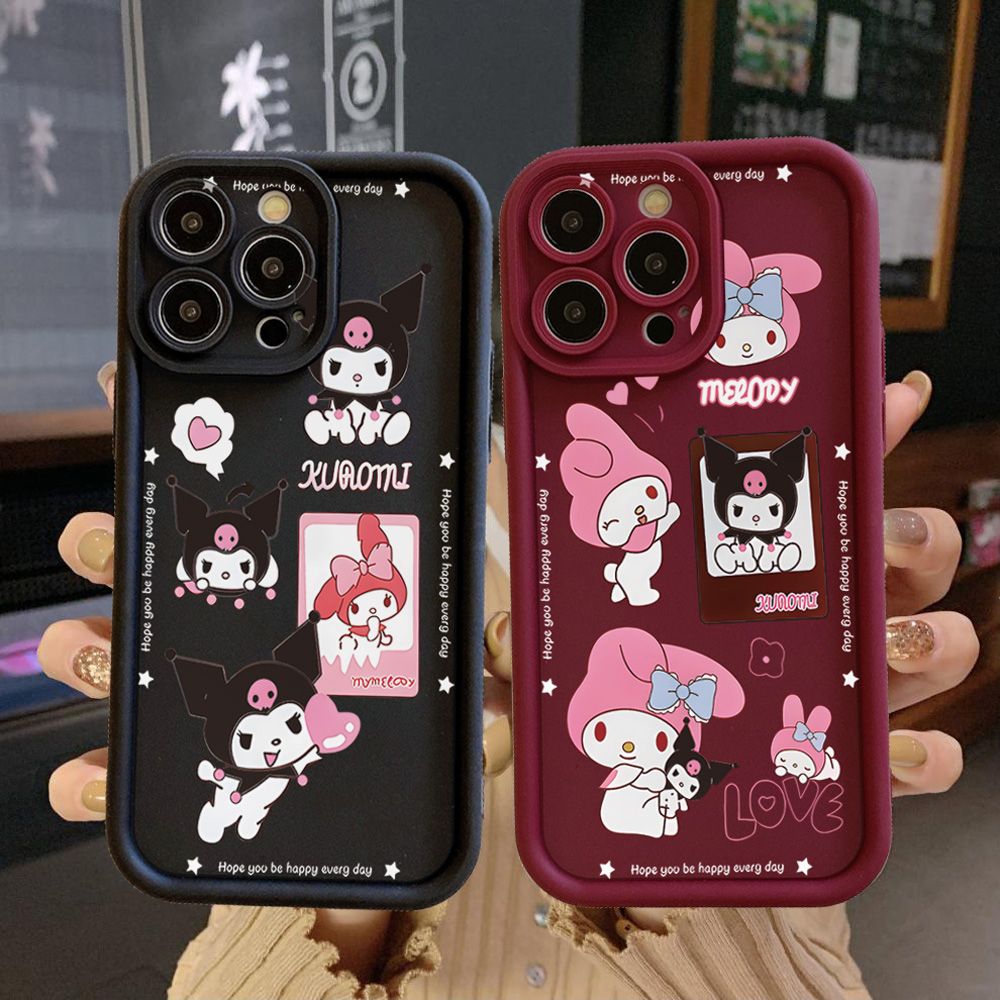 for Infinix Hot 40i 40 Pro 30 Play Note 30 Smart 8 Kuromi My Melody Full Protective Phone Case Anti Drop Cover