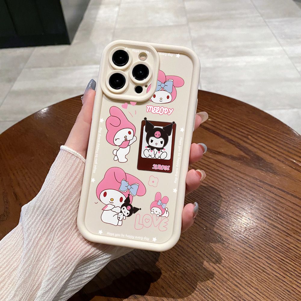 for Infinix Hot 40i 40 Pro 30 Play Note 30 Smart 8 Kuromi My Melody Full Protective Phone Case Anti Drop Cover