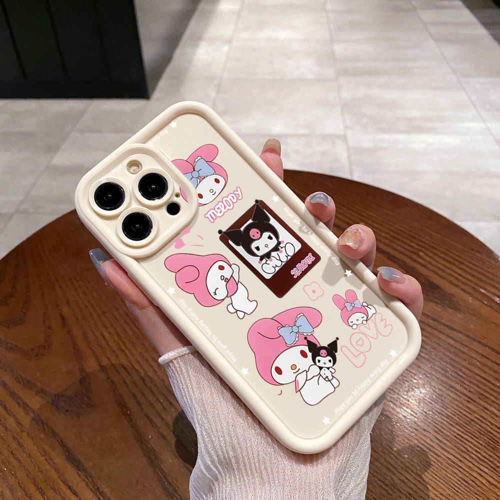 for Infinix Hot 40i 40 Pro 30 Play Note 30 Smart 8 Kuromi My Melody Full Protective Phone Case Anti Drop Cover