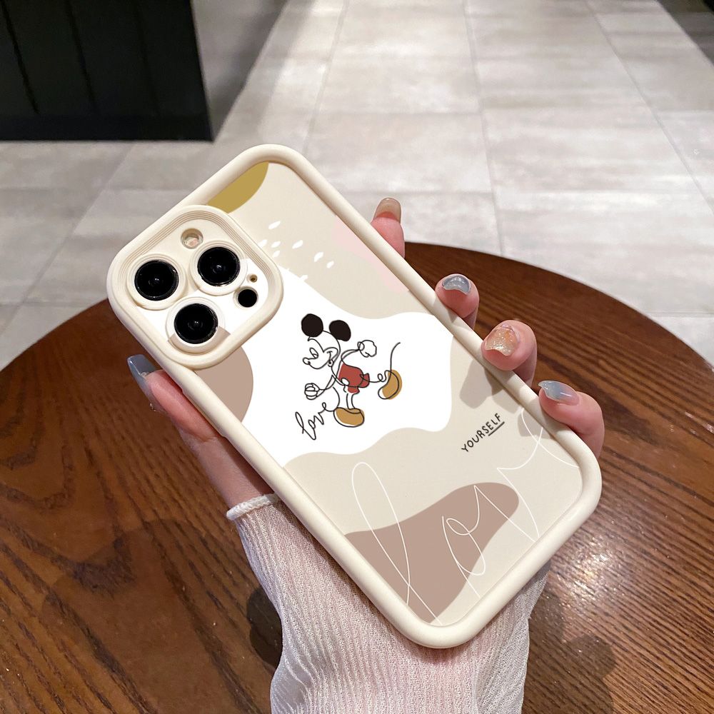 for Infinix Hot 40i 40 Pro 30 Play Note 30 Smart 8 Retro Mickey Full Protective Phone Case Anti Drop Cover